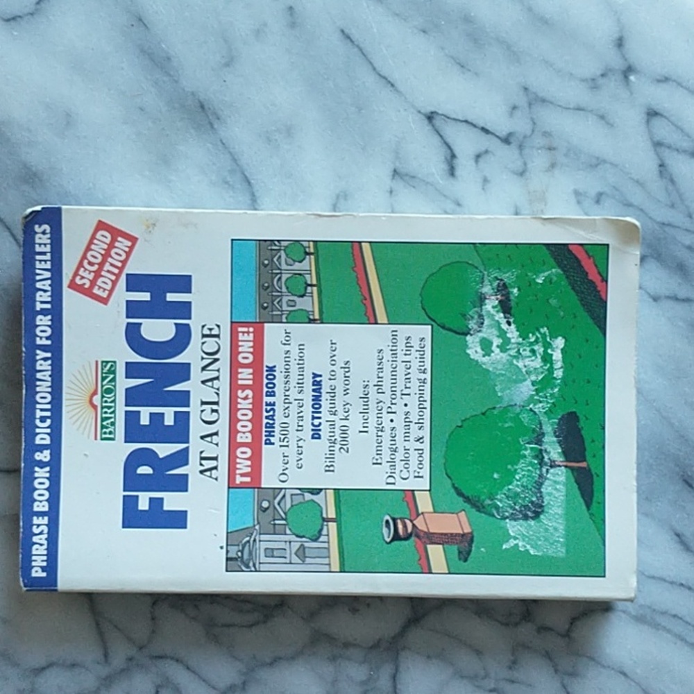 Barron’s French At A Glance Book 1992